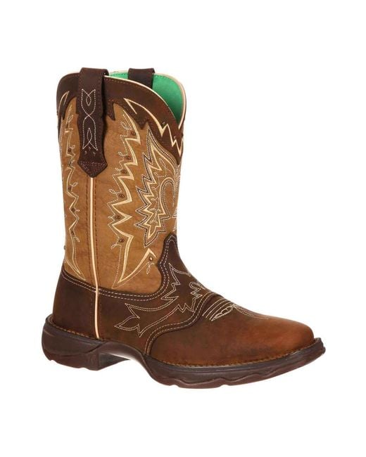 Durango Brown Lady Rebel Leather Nicotine/ Boots