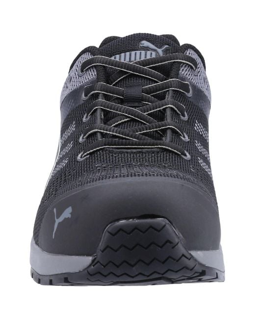 PUMA Blue Elevate Knit Low S1 Textile Safety Sneakers for men