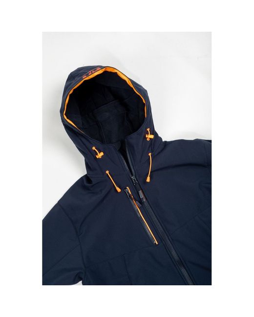 Helly Hansen Blue Chelsea Evolution Softs Polyester Hooded Sweatshirt