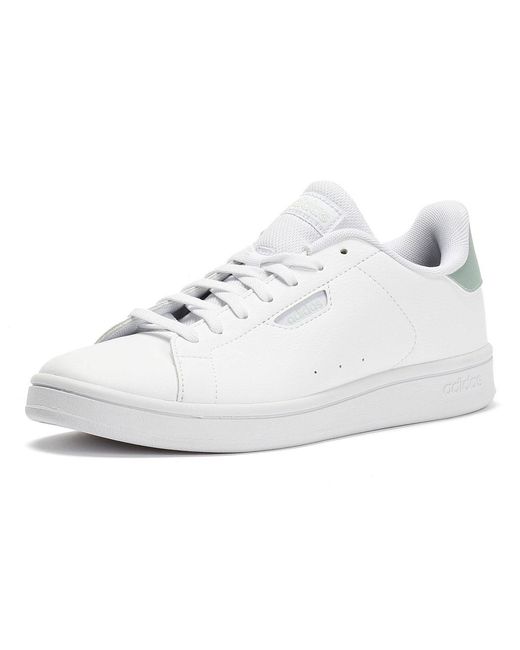 Adidas White Urban Court Trainers