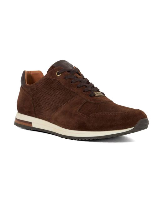Trilogy Chaussures En Daim À Lacets Dune pour homme en coloris Brown
