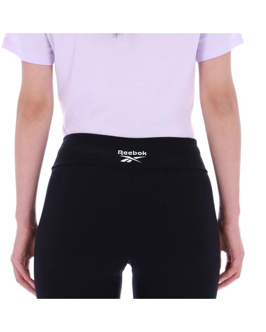 Reebok Black Brie Small Logo Legging Sports Leggings