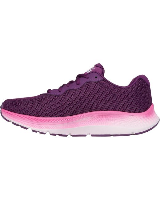 Skechers Purple Go Run Consistent 2.0 Fast Pace Textile Sneakers