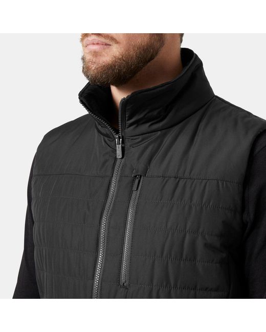 Helly Hansen Sport Black Crew Insulator Vest 2.0 Gilets for men