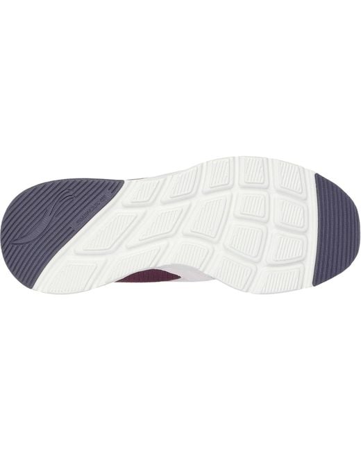 Skechers Purple Skech-Air Court Air Wave 150076-Bumt/Multi Lace Up Shoes