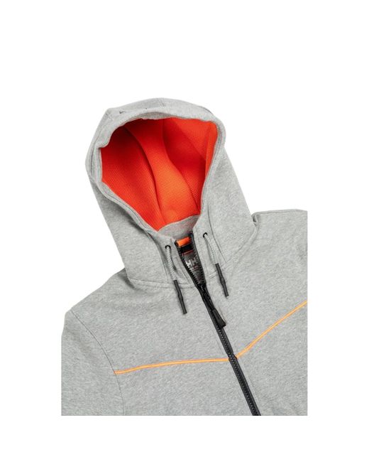 Helly Hansen Gray Chelsea Evolution Cotton Hooded Sweatshirt for men