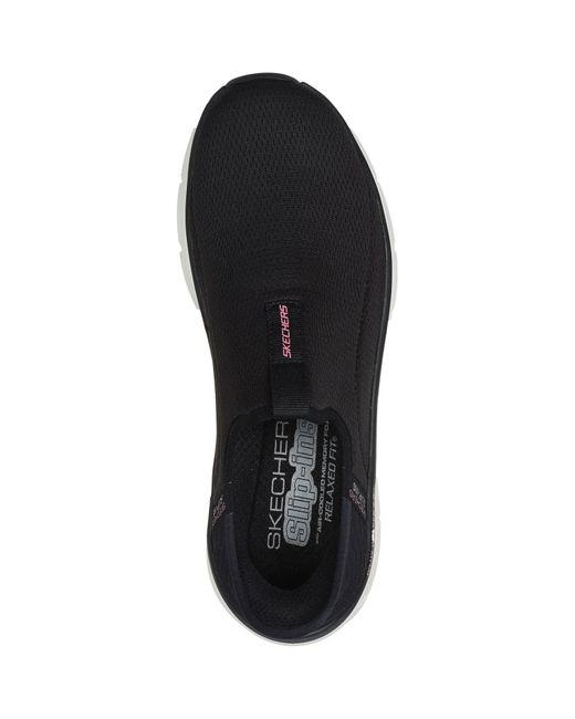 Skechers Blue D'lux Walker 2.0 Synthetik /Rosa Sneakers