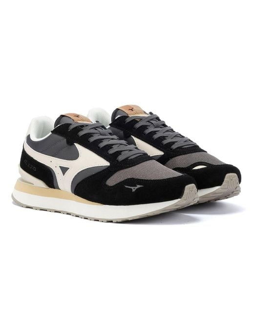 Mizuno Black Rb87 Wildleder Sneaker