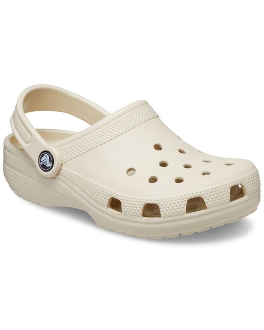 CROCSTM Metallic Toddler Classic Croslite Rubber Bone Clogs