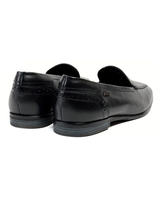Pod Black Penny Leather Loafers