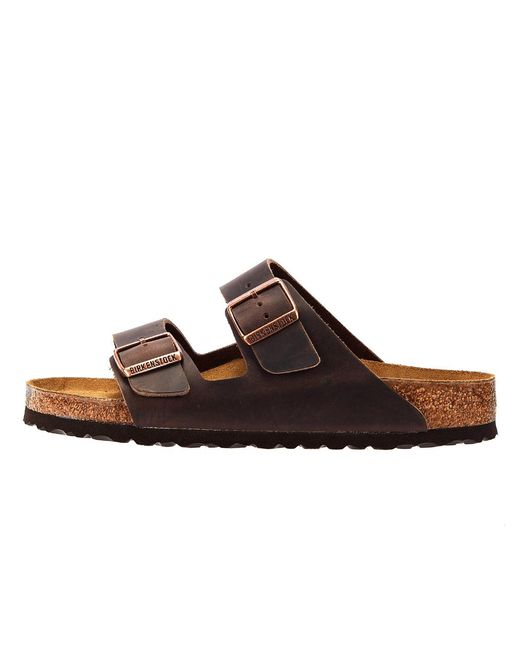 Birkenstock Brown Arizona Slim Fit Double Strap Sandals