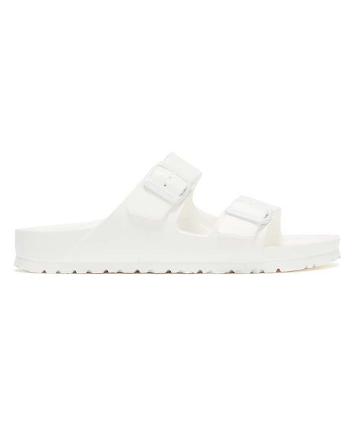 all white birkenstocks