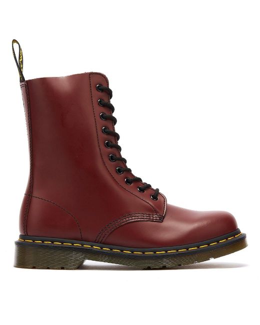 doc martens womens cherry red