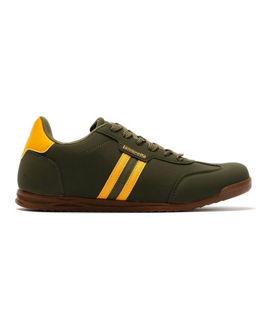 Lambretta Green Tackle Khaki/ Trainers for men