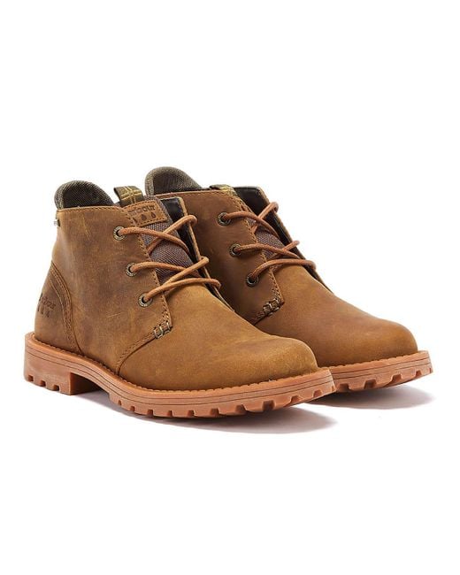 Barbour Pennine Umber Chukka Boots in Brown for Men Lyst UK