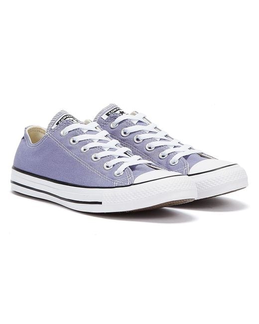 Converse Chuck taylor all stars low top turnschuhe in Lila | Lyst AT