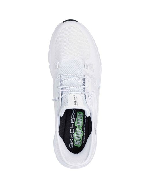 Skechers White Glide Step Pro Hands Free Slip Ins Shoes 5 B for men