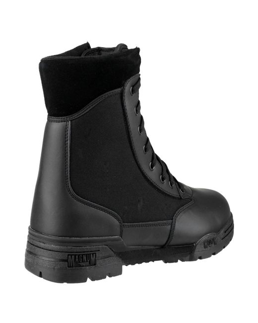 Magnum Black Classic Leather/Nylon Safety Boots