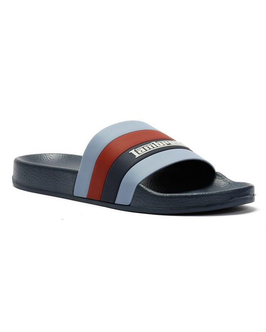 Lambretta Blue Prince Slides for men