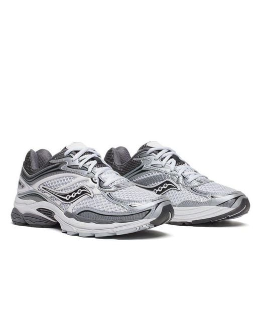 Saucony Gray Progrid Omni 9 Microchip Trainers