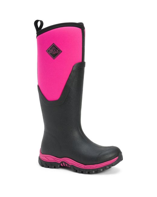 Muck Boot Pink Arctic Sport Ii Tall Rubber/ Wellington Boots