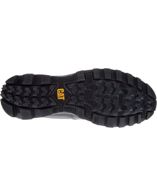 Caterpillar Black Founder Nubuck Leather Ankle Boots for men