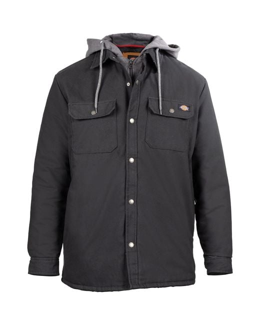 Dickies Black Duck Shirt Jacket for men