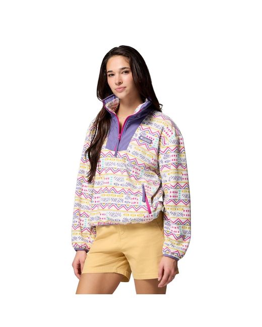Columbia Multicolor Multicoloured Sequoia Grove Printed Half Zip