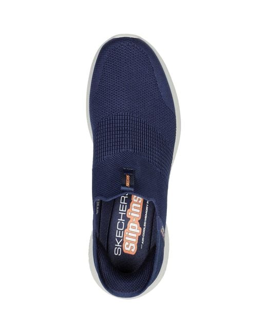 Skechers Blue Ultra Flex 3.0 Smooth Step 232450W-Nvy Slip On Shoes for men