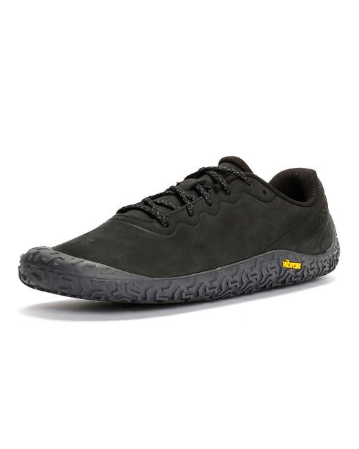 Merrell Black Vapour Glove 6 Leather Trainers for men