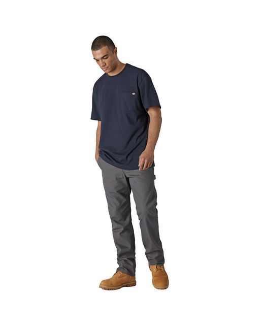 Dickies Blue Short Sleeve Cotton for men