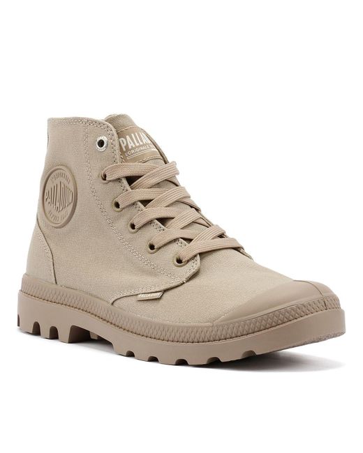 Pampa Hi Mono Chrome Chaussures En Toile Palladium pour homme en coloris Natural
