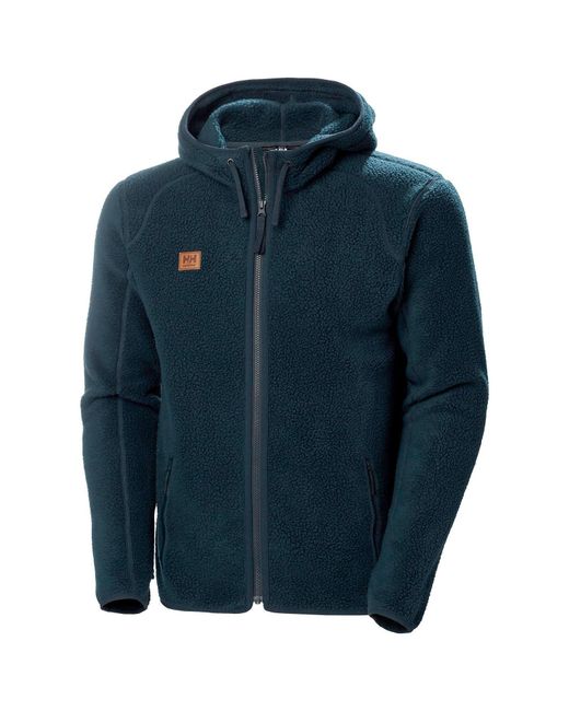 Helly Hansen Blue Heritage Pile Hoodie Fleece Jacket for men