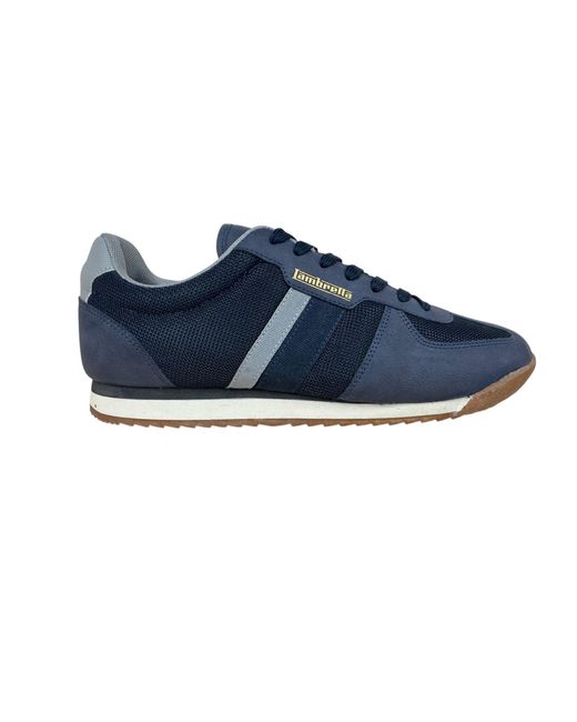 Lambretta Blue Diego /Charcoal Trainers for men