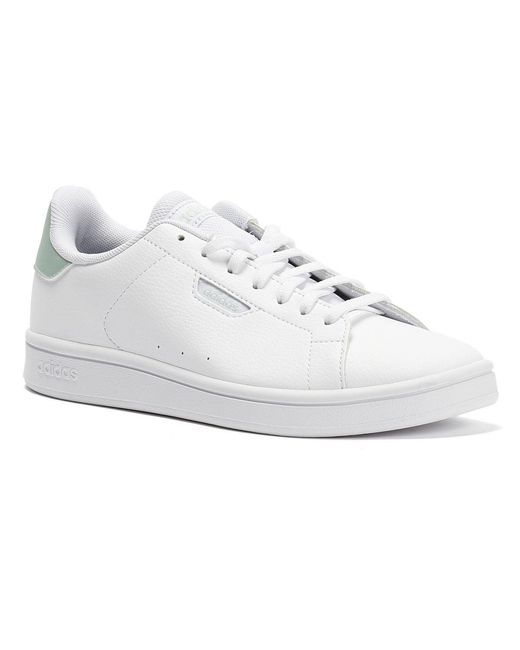Adidas White Urban Court Trainers