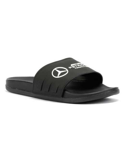 Adidas Blue Adilette Comfort Mercedes Slides