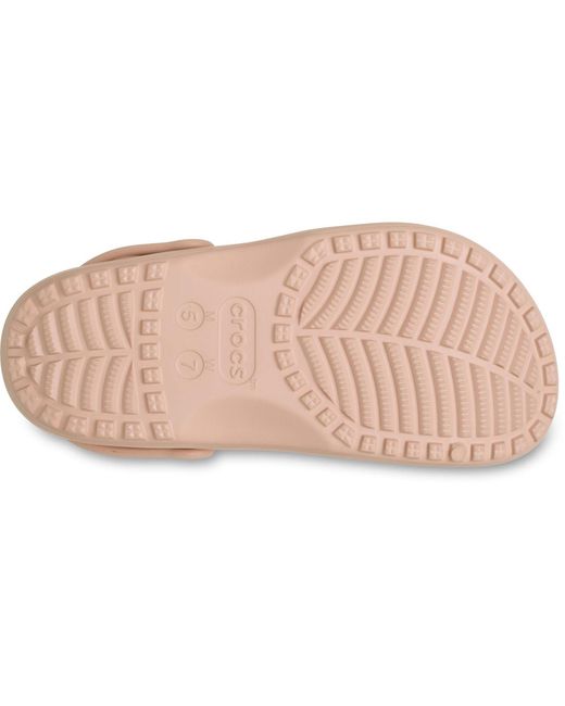 CROCSTM Classic Floral Cut-out Clog Pink Caramel Size 6 Uk / 7 Uk