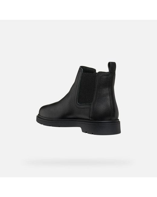 Geox Spherica Ec1 C Tumble Leder Stiefel in Black für Herren