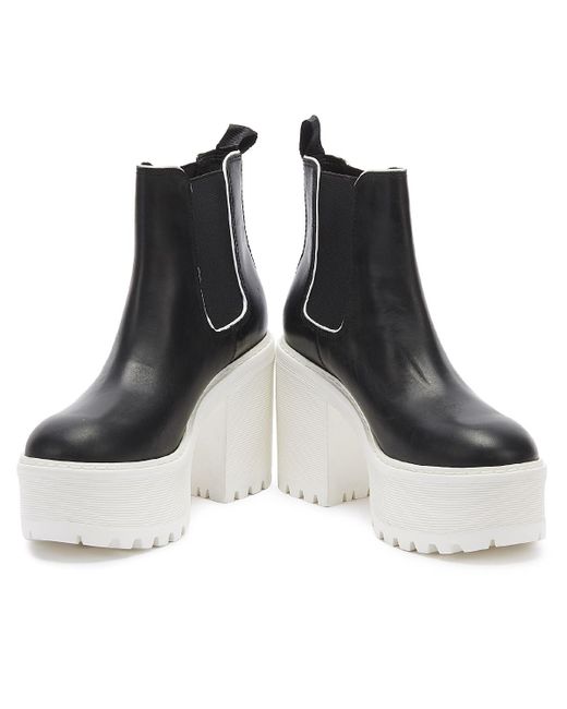 tommy hilfiger roxy faux leather chelsea boot