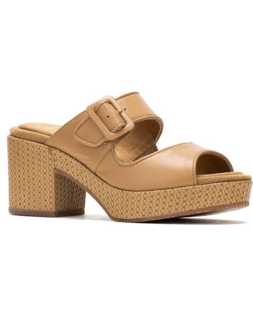 Hush Puppies Brown Poppy Sandalen Aus Leder