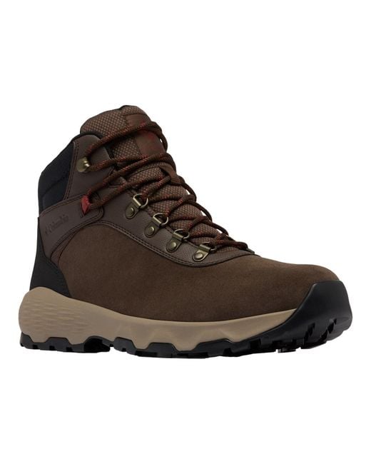 Columbia Brown Newton Wander Suede Cordovan/Spice Hiking Boots for men
