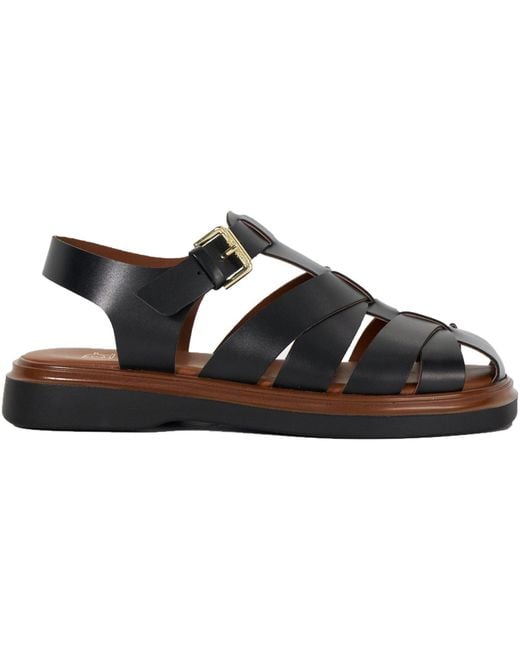 Dune Brown Lisherman Sandals
