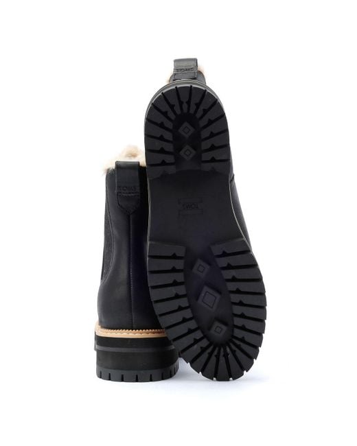 TOMS Black Bennet Nubuk stiefel