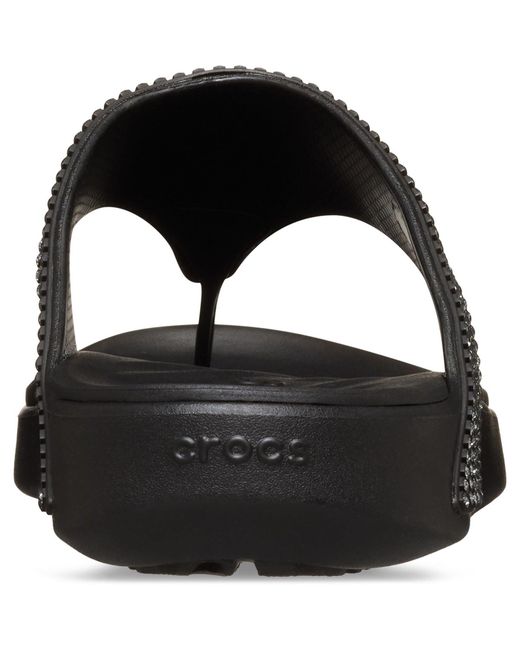 CROCSTM Black Getaway Triangle Eva Sandals