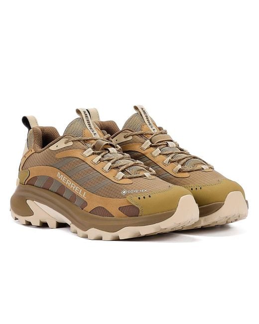 Merrell Natural Moab Speed 2 Gore-tex Men's Coyote Trainers for men