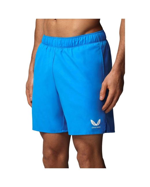 Castore Blue 6" Swim Polyester Swim Shorts for men
