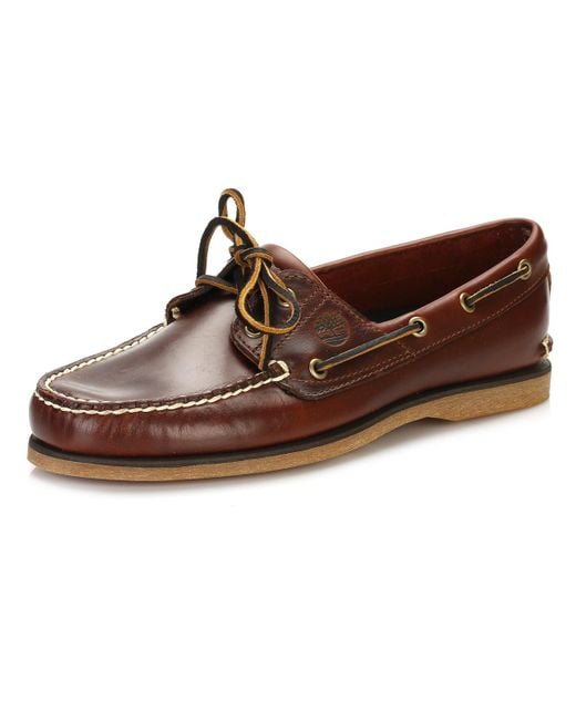 timberland rootbeer boat shoes