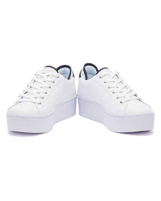 tommy jeans flag flatform trainers