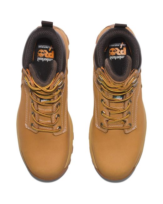 Timberland Natural Titan 6" Leather Wheat Safety Boots