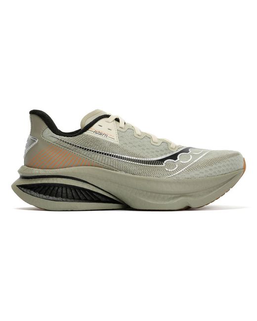Saucony Gray Endorphin Azura Sage/Laurel Trainers for men